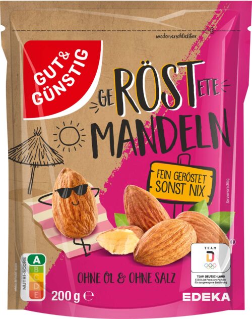 Gut & Günstig Geröstete Mandeln 200g