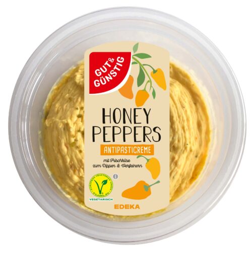 Gut & Günstig Honey Peppers Antipasticreme 150g