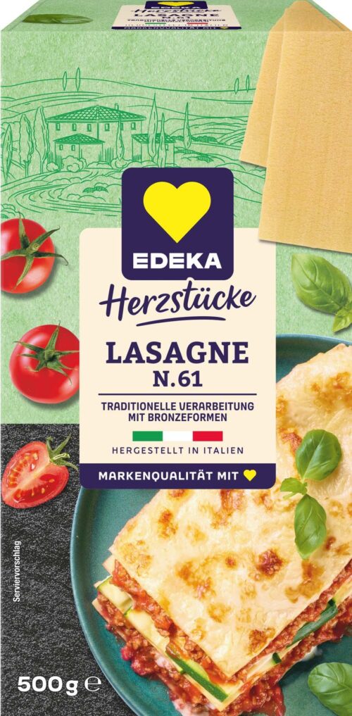 EDEKA Herzstücke Lasagne 500g