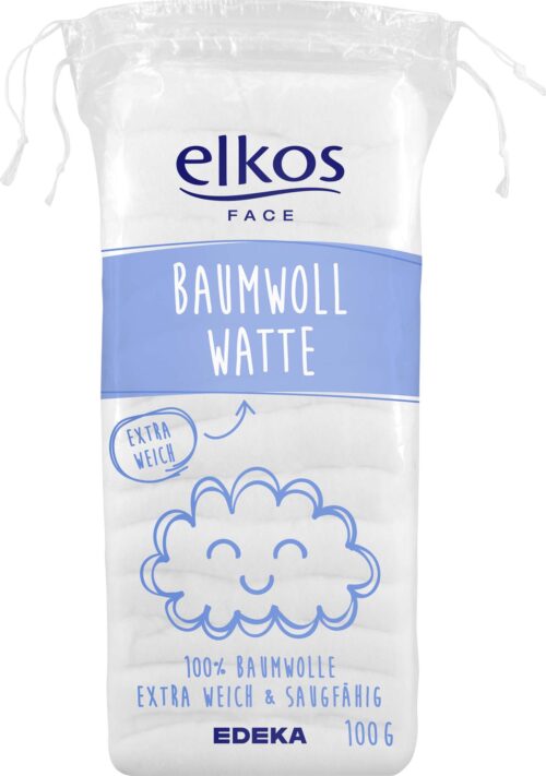 EDEKA elkos Baumwolle Watte 100g