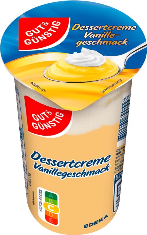 Gut & Günstig Dessertcreme Vanille 200g