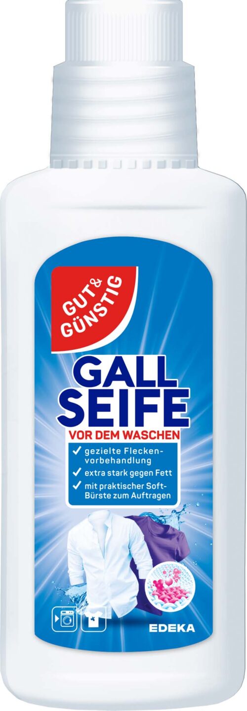 Gut & Günstig Gallseife mit Bürste 250ml