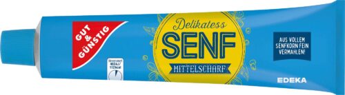 Gut & Günstig Senf mittelscharf Tube 200ml