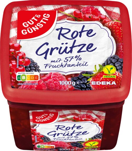 Gut & Günstig Rote Grütze 1000g