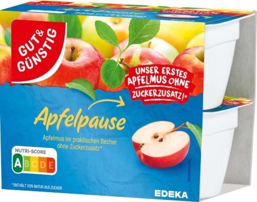 Gut & Günstig Apfelpause 4x100g
