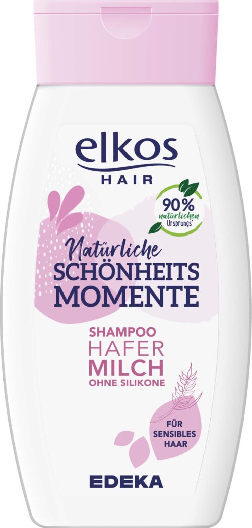 EDEKA elkos Shampoo Natürliche Schönheitsmomente mit Hafermilch 250ml