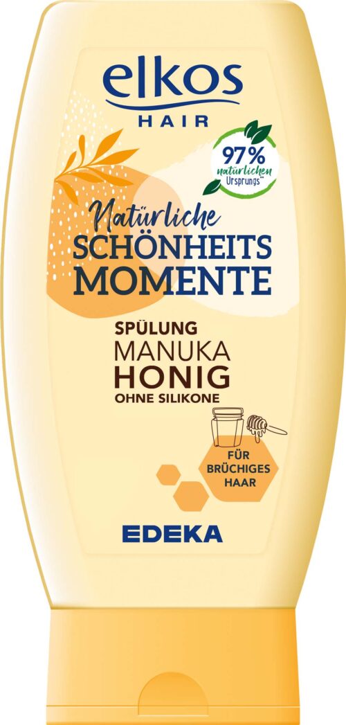 EDEKA elkos Spülung Natürliche Schönheitsmomente mit Manuka-Honig 250ml