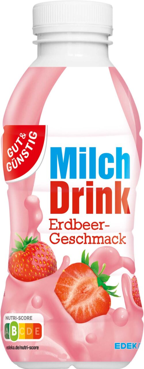 Gut & Günstig Milchdrink Erdbeere 2% 500ml