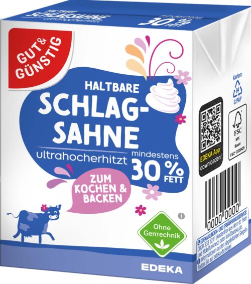 Gut & Günstig H-Sahne 30% 200g