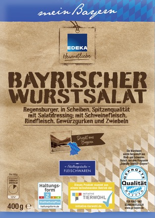 EDEKA Heimatliebe Bayrischer Wurstsalat 400g