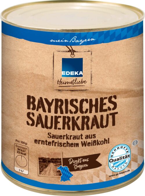 EDEKA Heimatliebe Bayrisches Sauerkraut 810g