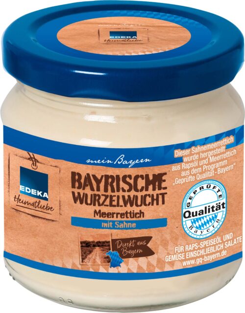 EDEKA Heimatliebe Bayrischer Sahne Meerrettich 190g