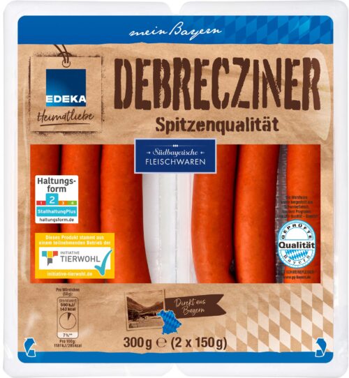 EDEKA Heimatliebe Debrecziner 2x150g