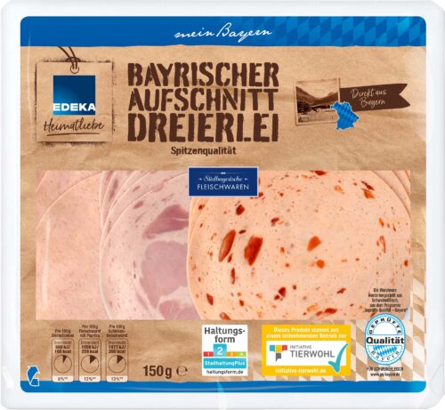 EDEKA Heimatliebe Aufschnitt Dreierlei 150g