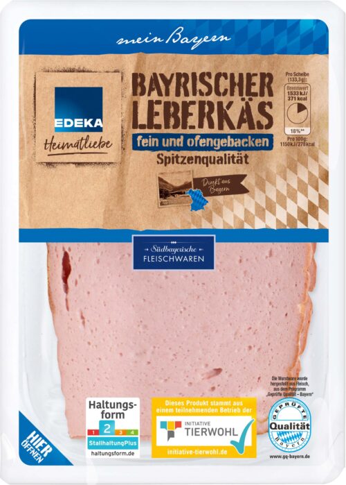 EDEKA Heimatliebe Bayrischer Leberkäs 400g