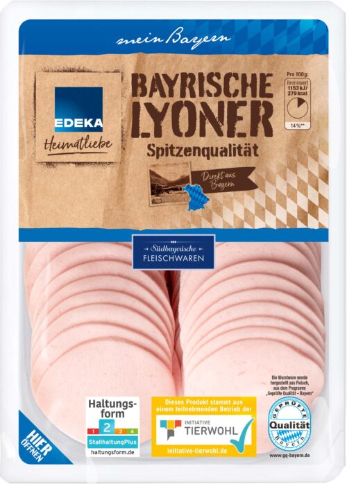 EDEKA Heimatliebe Bayrische Lyoner 500g