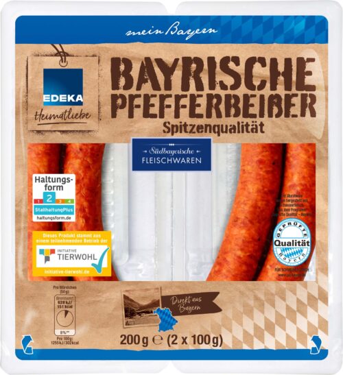 EDEKA Heimatliebe Bayrische Pfefferbeißer 2x100g