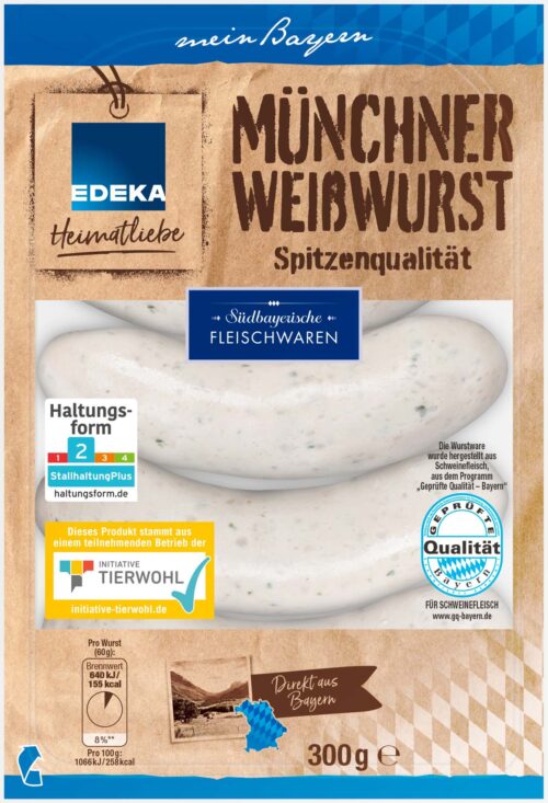 EDEKA Heimatliebe Münchner Weißwurst 300g