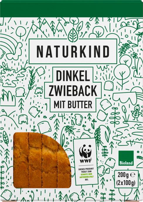 Naturkind Bio Zwieback 2x100g