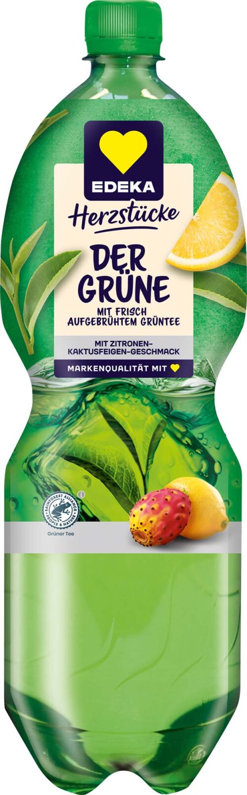 EDEKA Herzstücke Grüner Tee Zitrone-Kaktusfeige 1,5l