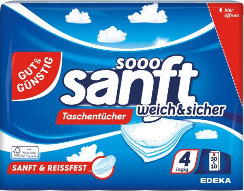 Gut & Günstig Taschentücher 30x10ST