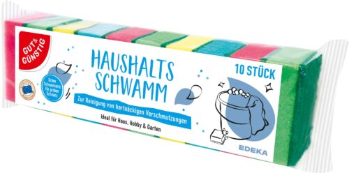 Gut & Günstig Haushaltsschwamm 10er Pack