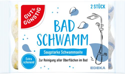 Gut & Günstig Badschwamm 2er Pack