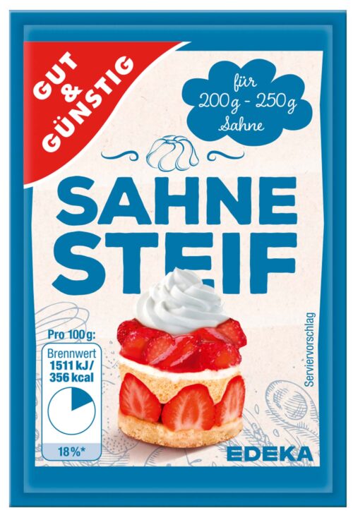 Gut & Günstig Sahnesteif 5x8g