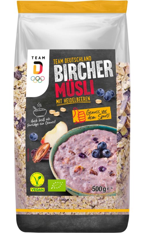 4311596007349 EDEKA Team D Bircher Müsli Heidelbeere 500g