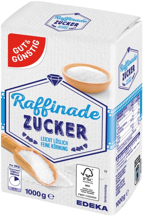 Gut & Günstig Raffinade Zucker 1kg
