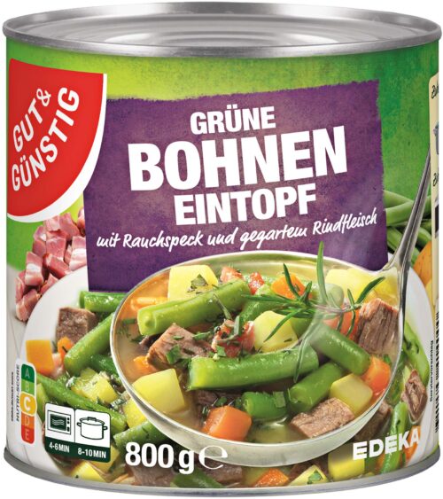Gut & Günstig Grüne Bohneneintopf 800g