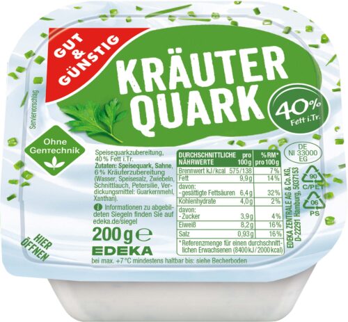 Gut & Günstig Kräuter Quark 40% 200g