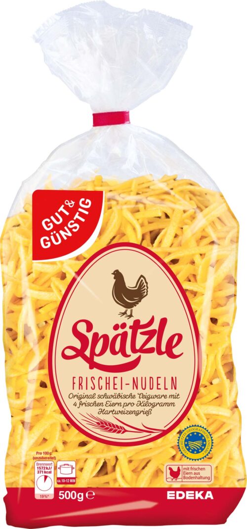 Gut & Günstig Frischei-Nudeln Spätzle 500g