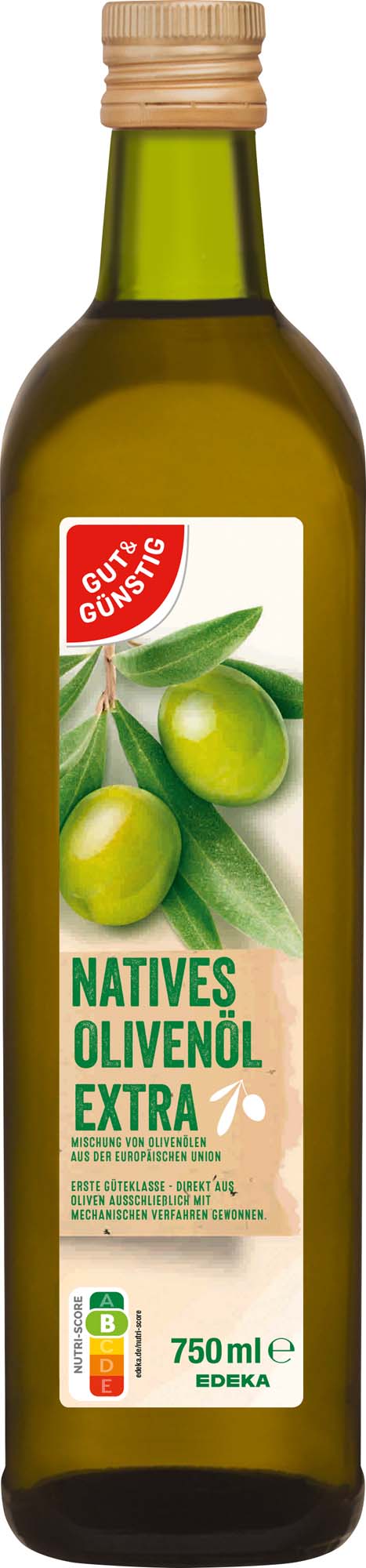 Gut & Günstig Natives Olivenöl extra 750ml
