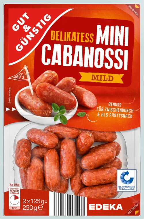 Gut & Günstig Mini Cabanossi 250g
