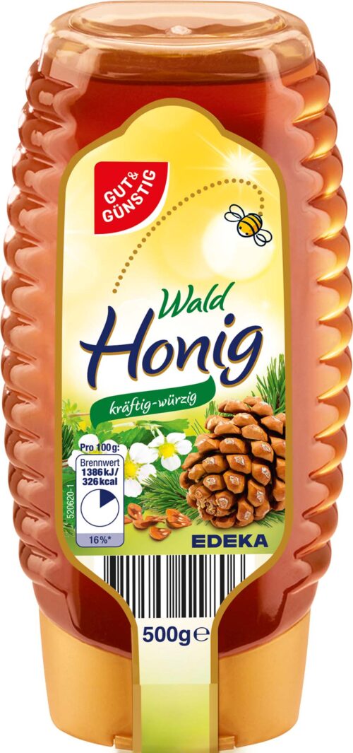 Gut & Günstig Waldhonig flüssig Spender 500g