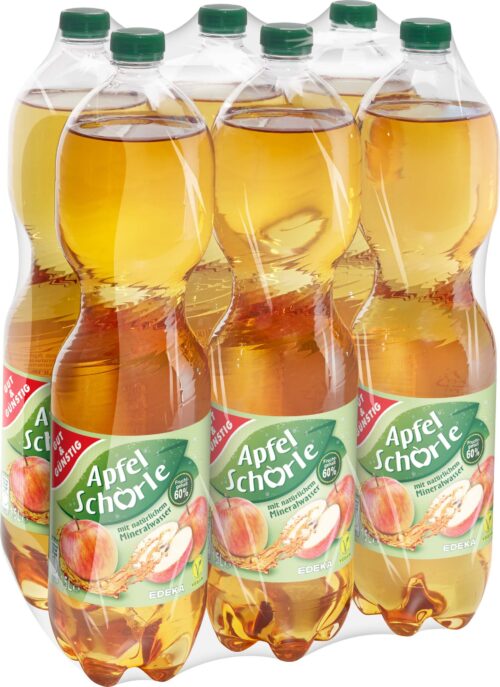 Gut & Günstig Apfelschorle 6x1,5l
