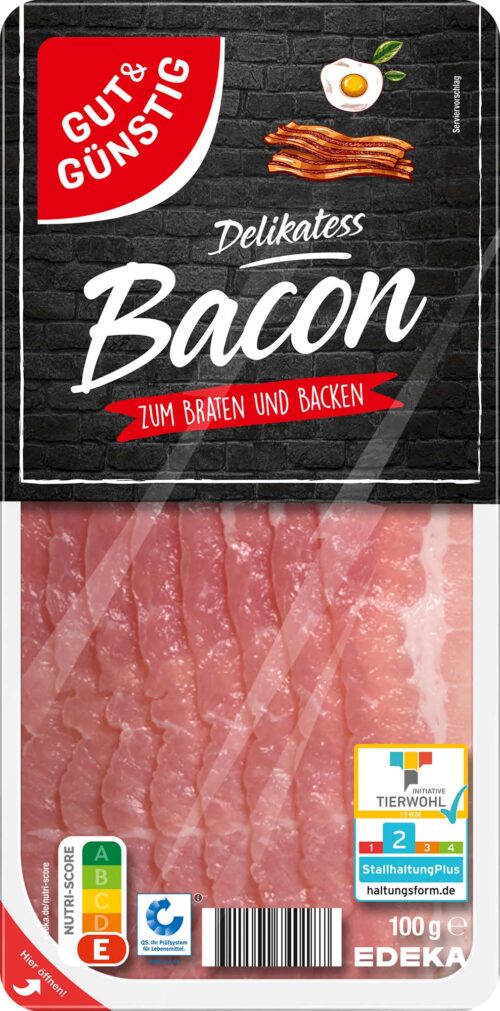 Gut & Günstig Bacon 100g