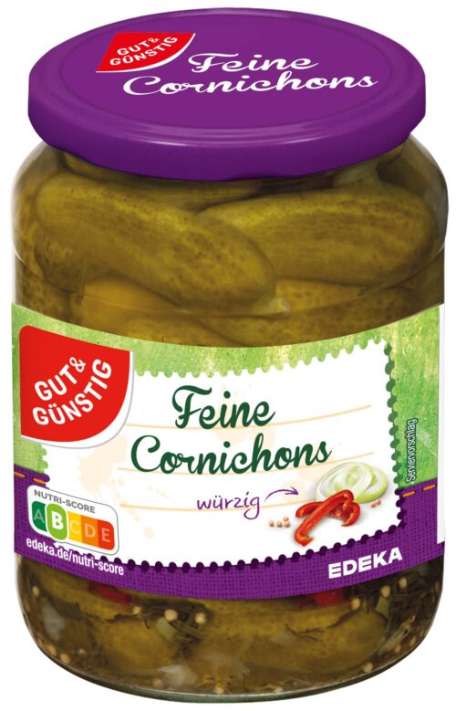 Gut & Günstig Cornichons 670g