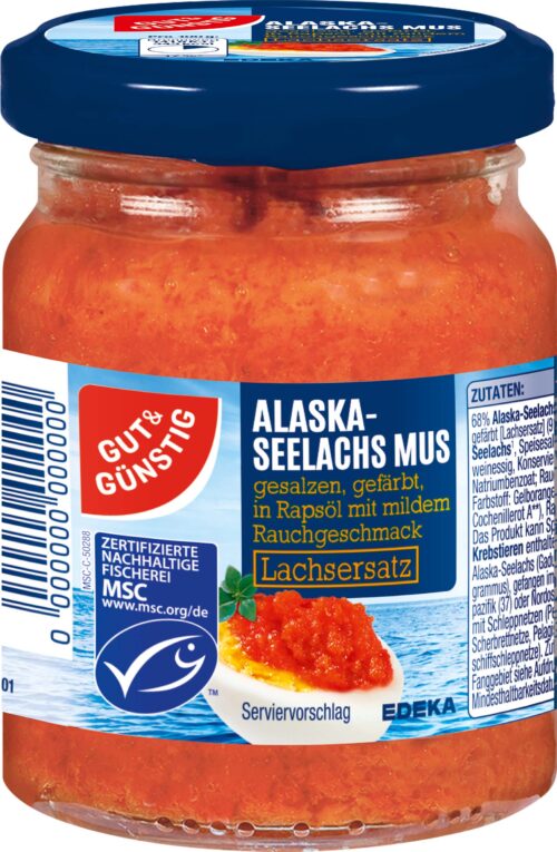 Gut & Günstig Alaska Seelachs Mus 125g
