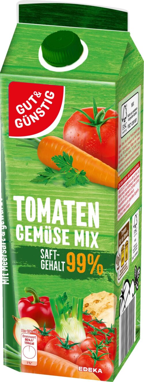 Gut & Günstig Tomaten-Gemüse-Mix 1l