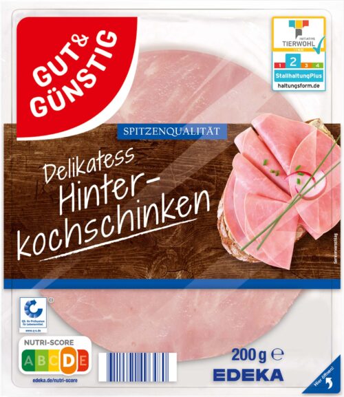 Gut & Günstig Hinter-Kochschinken 200g