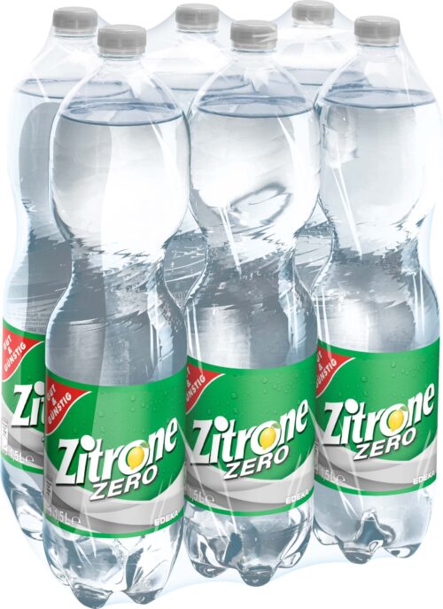 Gut & Günstig Zitronenlimonade Zero 6x1,5l