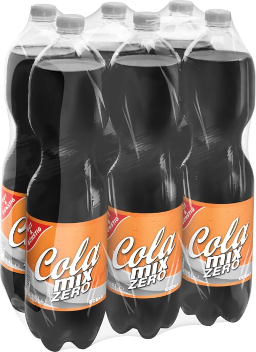 Gut & Günstig Cola Mix Zero 6x1,5l