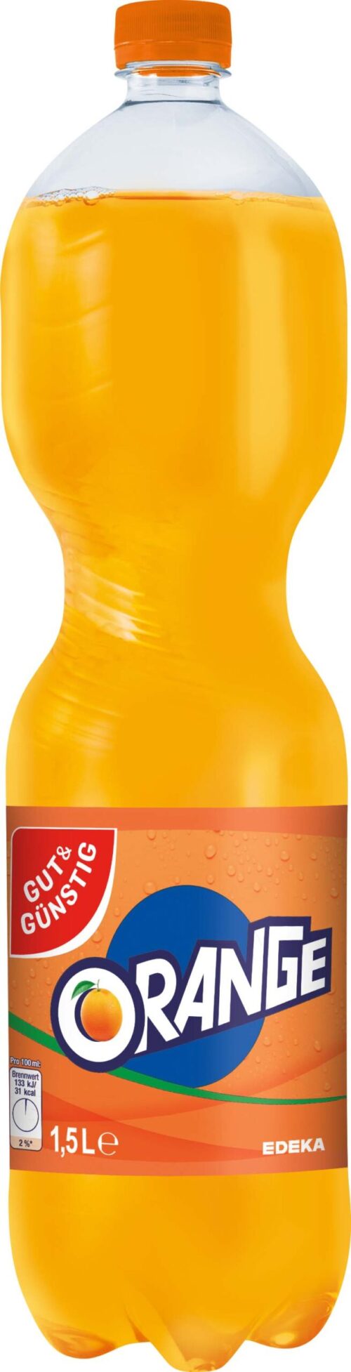 Gut & Günstig Orangenlimonade Zero 1,5l