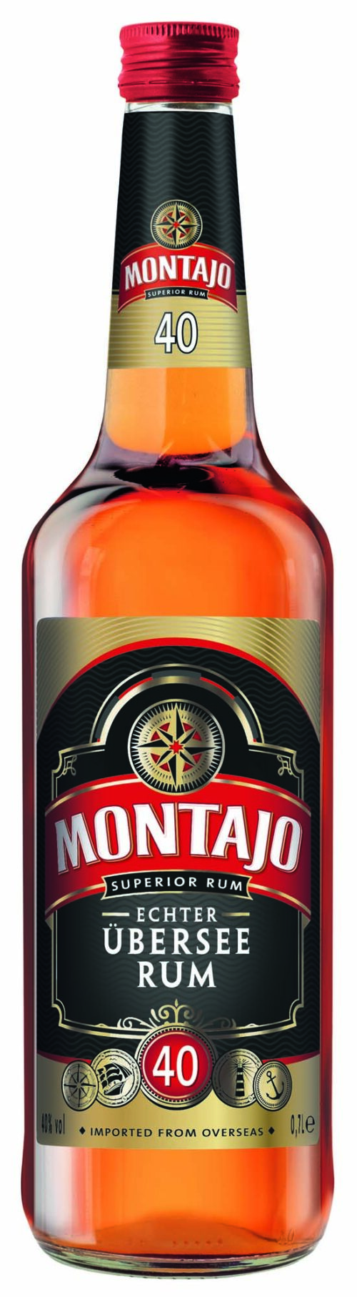 MONTAJO Echter Übersee Rum 40% 0,7l