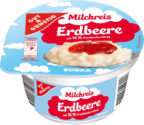 Gut & Günstig Milchreis Erdbeere 200g
