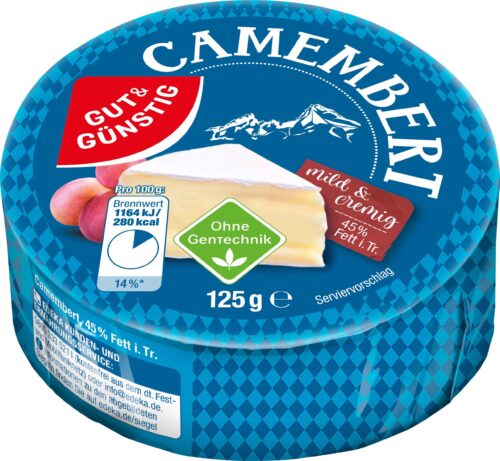Gut & Günstig Camembert 45% 125g
