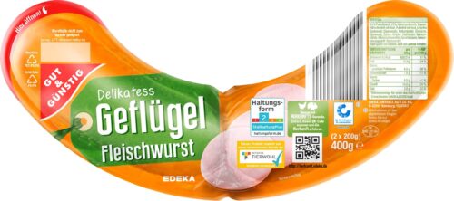 Gut & Günstig Geflügelfleischwurst 2x200g
