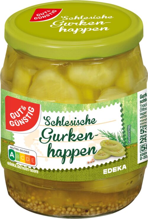 Gut & Günstig Schlesische Gurkenhappen 530g